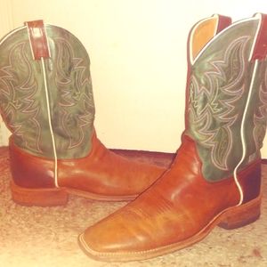 Justin Men's Work Boot Square Toe 9D